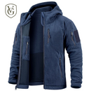 Casaco Masculino Tático com Fleece Interno | Capuz, Abertura Total, Multibolsos – Performance Térmica para Climas Frios