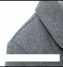 Casaco Masculino de Lã | Forro Fleece, Corte Slim, Espessura Elevada – Outono/Inverno