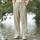 Men's Cotton and Linen Pants | Loose Fit for Summer | Casual Style with Resort Inspiration