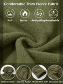 Casaco Masculino Tático com Fleece Interno | Capuz, Abertura Total, Multibolsos – Performance Térmica para Climas Frios