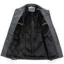 Casaco Masculino de Lã | Forro Fleece, Corte Slim, Espessura Elevada – Outono/Inverno