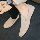 Mocassim Masculino em Lona – Conforto Atemporal e Linha Impecável