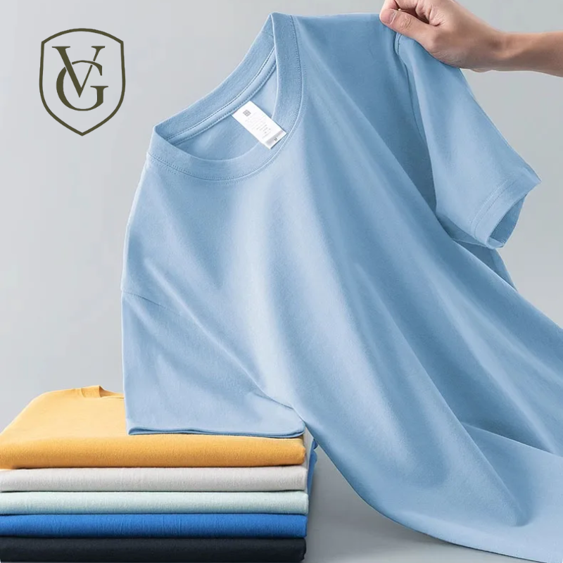 Camiseta Unissex em Algodão Puro – Modelagem Solta, Gola Redonda e Estrutura Densa em Branco Sólido