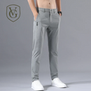 Calça Masculina Slim Fit 2025 — Chino Clássica com Elasticidade, Corte Coreano e Tecidos Leves para Verão