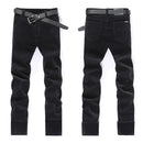 Calça Masculina de Veludo Cotelê | Corte Slim, Alta Elasticidade – Estilo Clássico Outono