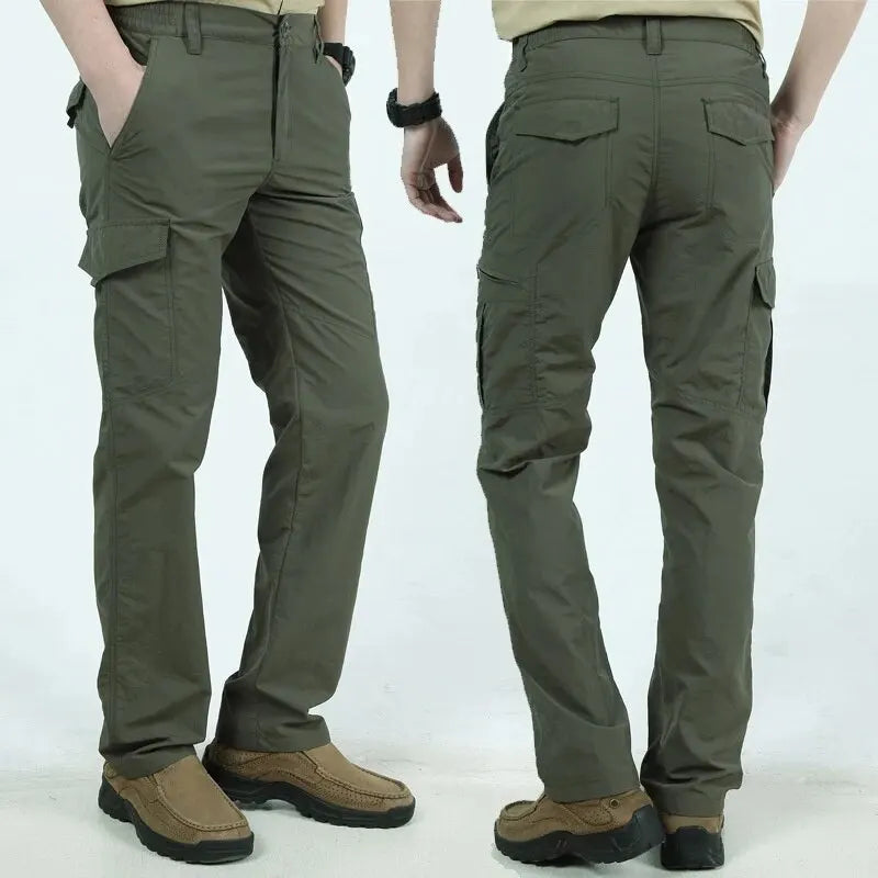 Calça Masculina Tática Cargo | Impermeável, Multibolsos, Alta Resistência – Uso Outdoor e Urbano