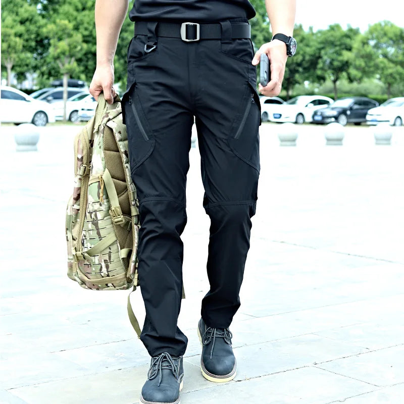 Calça Masculina Tática Cargo | Impermeável, Multibolsos, Alta Resistência – Uso Outdoor e Urbano