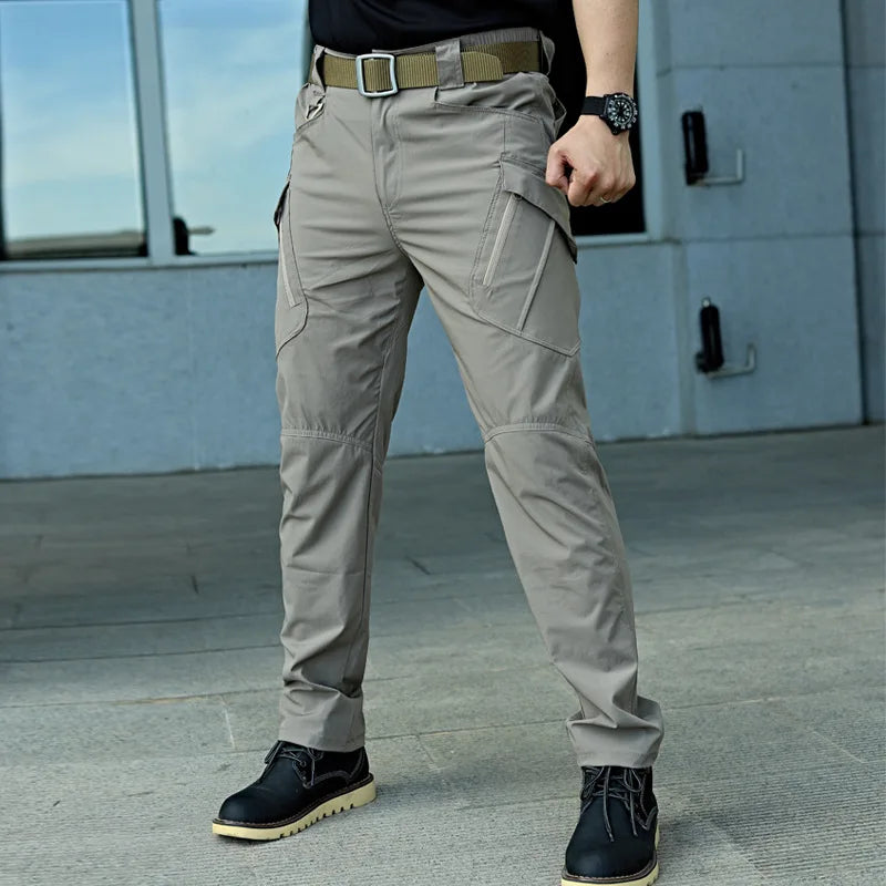 Calça Masculina Tática Cargo | Impermeável, Multibolsos, Alta Resistência – Uso Outdoor e Urbano
