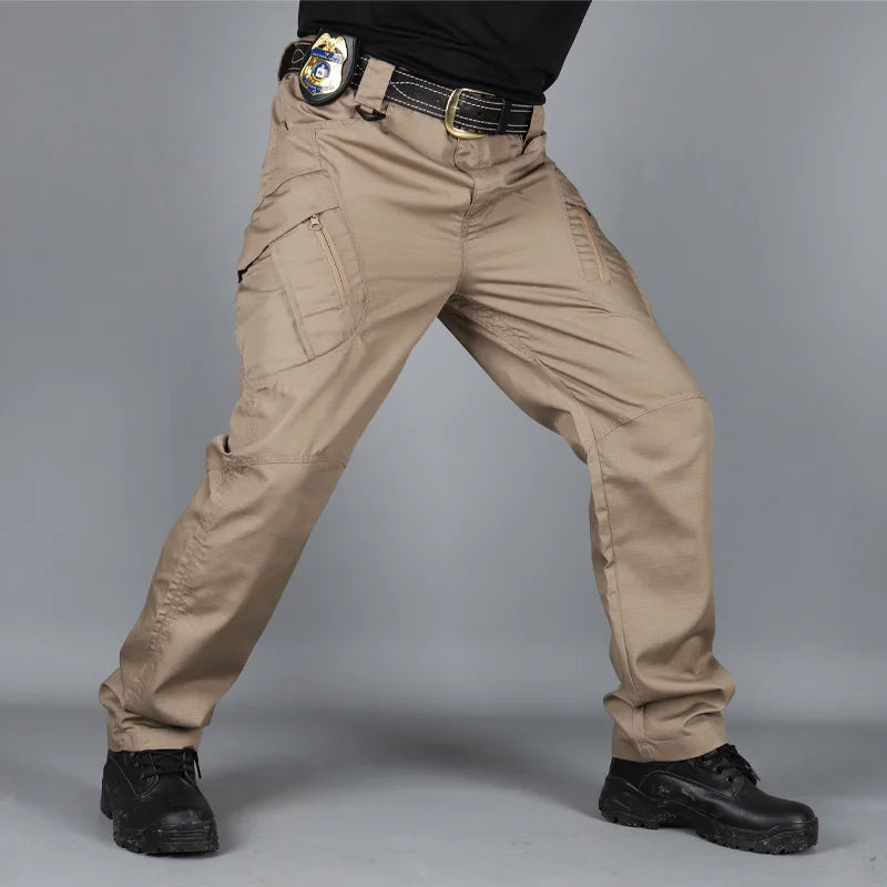 Calça Masculina Tática Cargo | Impermeável, Multibolsos, Alta Resistência – Uso Outdoor e Urbano