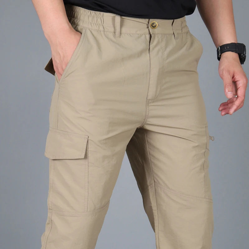 Calça Masculina Tática Cargo | Impermeável, Multibolsos, Alta Resistência – Uso Outdoor e Urbano