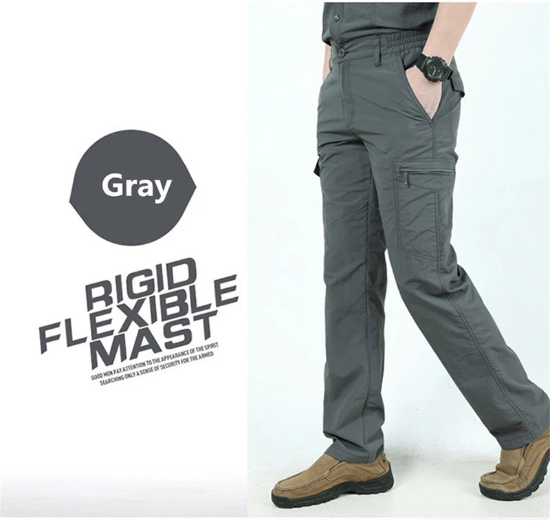 Calça Masculina Tática Cargo | Impermeável, Multibolsos, Alta Resistência – Uso Outdoor e Urbano