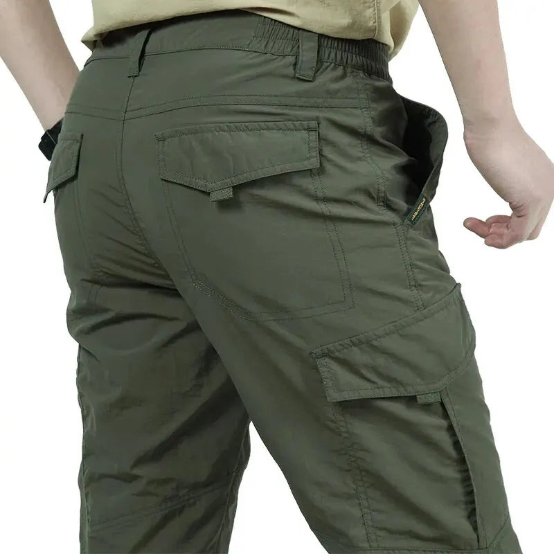 Calça Masculina Tática Cargo | Impermeável, Multibolsos, Alta Resistência – Uso Outdoor e Urbano
